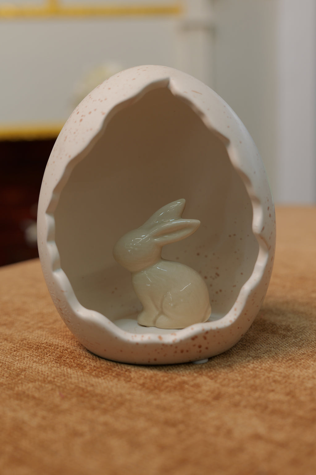 Egg Shell With Rabbit