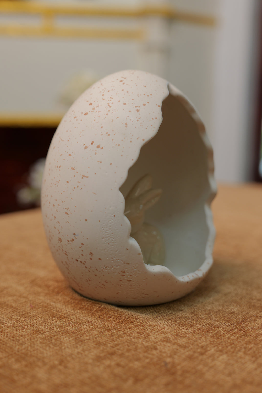 Egg Shell With Rabbit