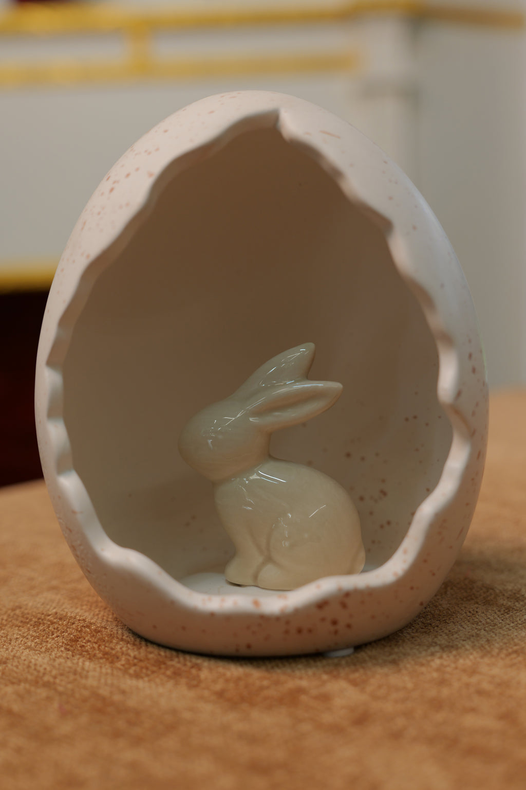 Egg Shell With Rabbit