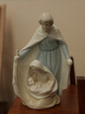 AB04 Holy Family Porcelain Statue with Protective Cloak